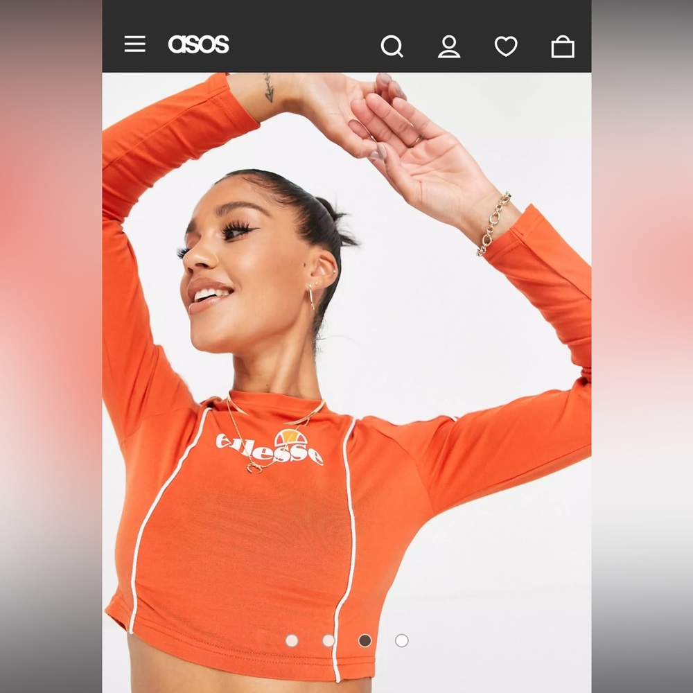 Ellesse crop long sleeve, brand new with tags!